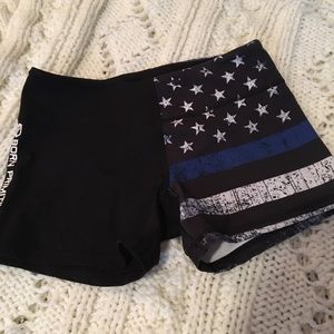 Born Primitive patriotic shorts